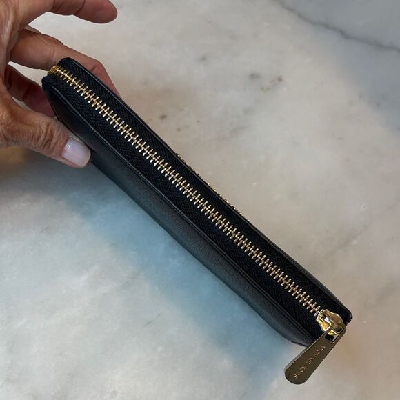 Michael Kors Pebbled Leather Full Sized Zipper Wallet - Picture 8 of 13